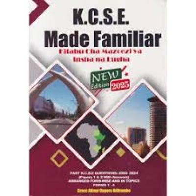 Kcse Made Familiar Kiswahili Insha Na Lugha